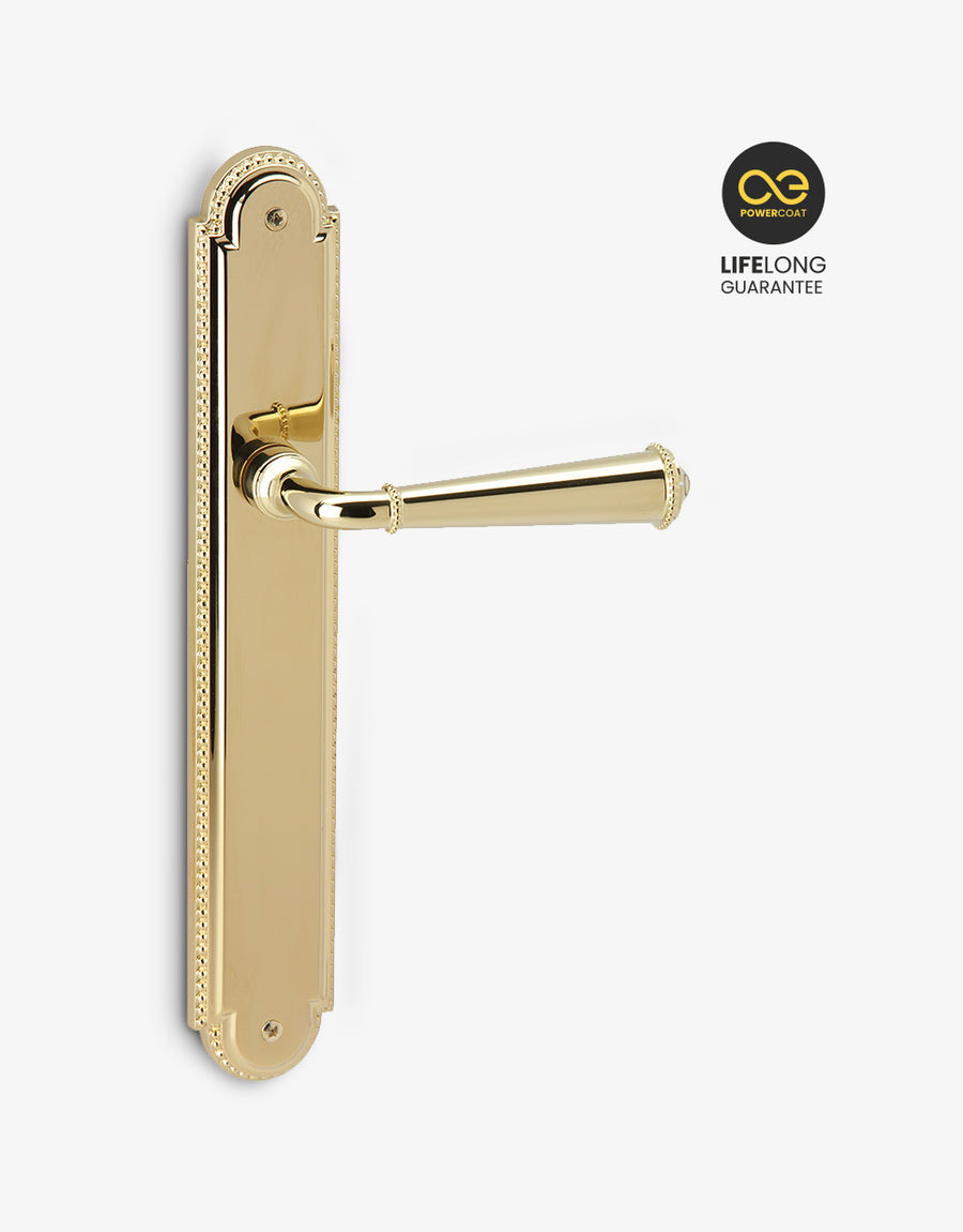 Palline lever handle set on special backplate